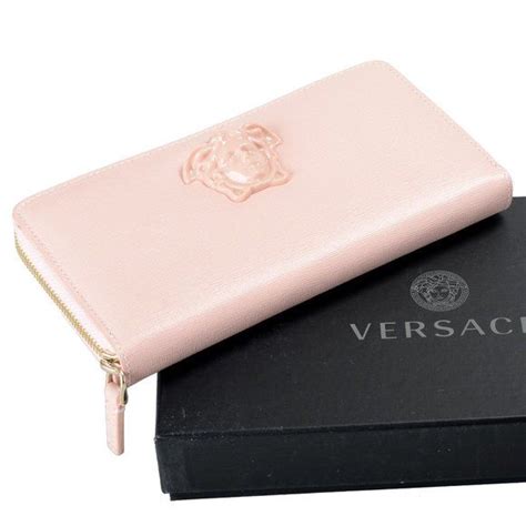 versace saffiano leather small wallet|Versace leather wallet.